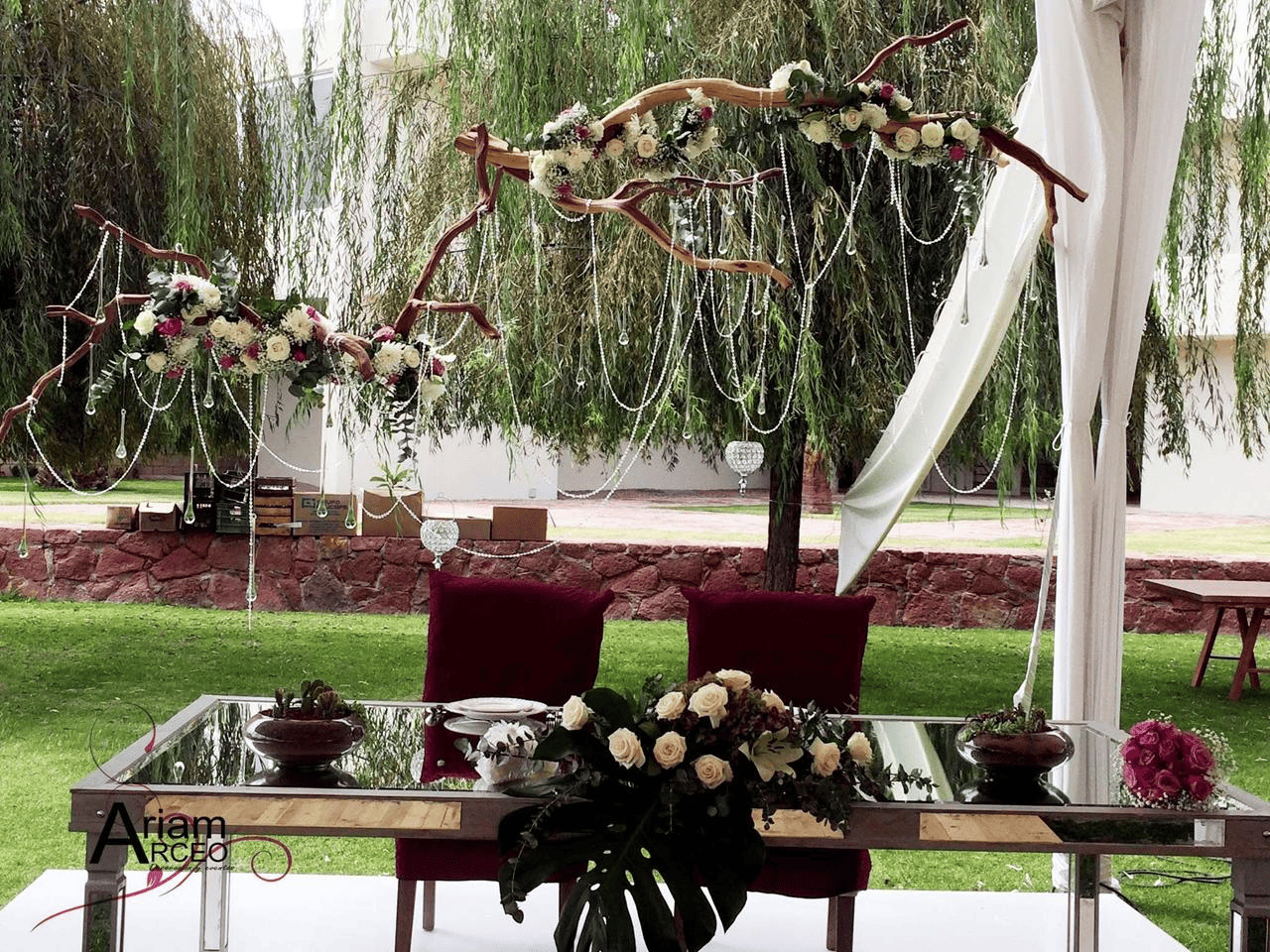 Boda decoración floral