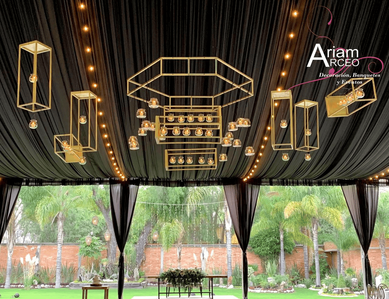 Toldo elegante para evento